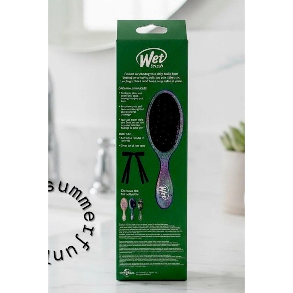 Wet Brush Wickedly Beautiful Original Detangler Hair Brush & Bow Clip Witch - Picture 3 of 3